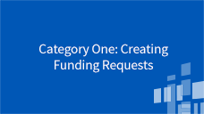 FCC Form 471 Category One: Creating Funding Requests
