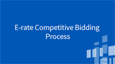 FCC Form 470 and Competitive Bidding E-Rate Competitive Bidding Process
