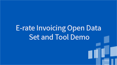 EPC Invoicing for Applicants E-Rate Invoicing Open Data Set and Tool Demo