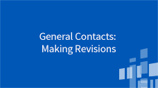 FCC Form 498 General Contacts:  Making Revisions